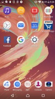 App suggestions and search - Sony Xperia E5  review