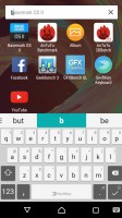 App suggestions and search - Sony Xperia E5  review