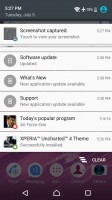 Notification area is vanilla Android - Sony Xperia E5  review