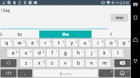 The SwiftKey keyboard is highly customizable - Sony Xperia E5  review