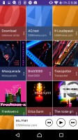 Music app - Sony Xperia E5  review
