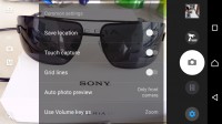 Additional camera settings - Sony Xperia E5 review