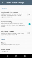 Double-tap to sleep in Homescreen settings - Sony Xperia X Performance review