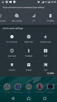 Notification area is vanilla Android - Sony Xperia X Performance review
