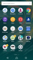 Standard app drawer - Sony Xperia X review