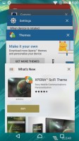 So is the app switcher (note: no small apps) - Sony Xperia X review