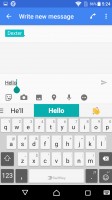 Customizeable SwiftKey keyboard - Sony Xperia X review
