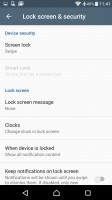 Lockscreen settings - Sony Xperia XA Ultra review