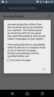 The Xperia X has a built-in answering machine - Sony Xperia XA Ultra review