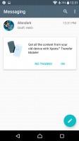 Messaging app - Sony Xperia XA Ultra review