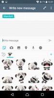 Stickers are available, just like in chat apps - Sony Xperia XA Ultra review
