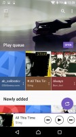 Music app - Sony Xperia XA Ultra review