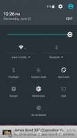 Notification area is vanilla Android - Sony Xperia XA review