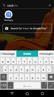 App search - Sony Xperia XZ Preview