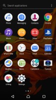 App drawer with search and sorting options - Sony Xperia XZ Preview