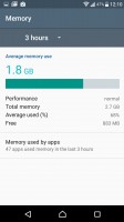 Smart cleaner frees up memory of both kinds - Sony Xperia XZ Preview