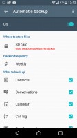 Scheduled backups are the best way to prevent data loss - Sony Xperia XZ Preview