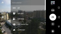 Camera interface - Sony Xperia XZ Preview
