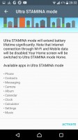 Ultra Stamina mode - Sony Xperia XZ Preview