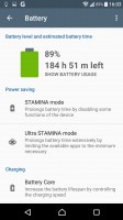 Stamina mode - Sony Xperia XZ review