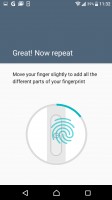 Fingerprint settings - Sony Xperia XZ review