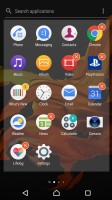 App management - Sony Xperia XZ review