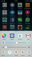 The Quick settings toggles and task manager - Vivo V3Max  review
