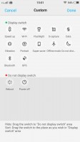 You can customize the Quick settings toggles - Vivo V3Max  review