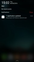 Custom notification shade - Vivo V3Max  review