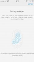 Fingerprint settings - Vivo Xplay5 Elite review