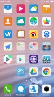 The homescreen doubles as an app drawer - Vivo Xplay5 Elite review