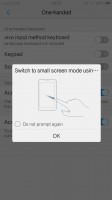 Small screen mode - Vivo Xplay5 Elite review