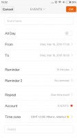 Calendar - Xiaomi Mi 5 review