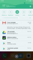 The notification drawer - Xiaomi Mi 5s Plus review