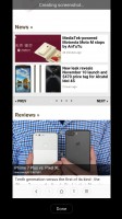 Scrolling the screenshot until done - Xiaomi Mi 5s Plus review