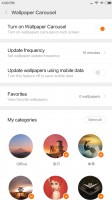 The lockscreen and the Wallpaper Carousel - Xiaomi Mi Max review
