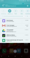 The notification drawer - Xiaomi Mi Mix review