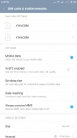 Dual SIM settings - Xiaomi Mi Note 2 review