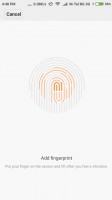 Setting up the fingerprint reader - Xiaomi Redmi 3 Pro review
