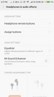 Audio enhancements and equalizers - Xiaomi Redmi 3 Pro review