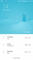 Weather - Xiaomi Redmi 3S review