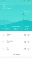 Weather - Xiaomi Redmi 4 Prime review