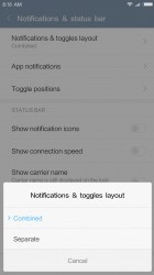 Notifications: Changing the view - Xiaomi Redmi Note 4 review