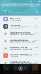 Notifications: Two panes - Xiaomi Redmi Note 4 review