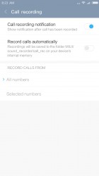 Call recording - Xiaomi Redmi Note 4 review