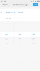 Messaging: Scheduling a text - Xiaomi Redmi Note 4 review