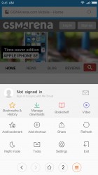 Mi Browser: Options - Xiaomi Redmi Note 4 review
