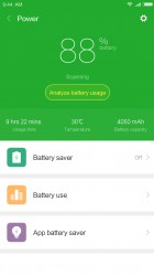 Security app: Battery tools - Xiaomi Redmi Note 4 review
