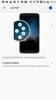 Mi-Pop shortcut button - ZTE Axon 7 review