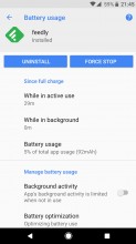 Manually turning background activity on/off - Android 8.0 Oreo review